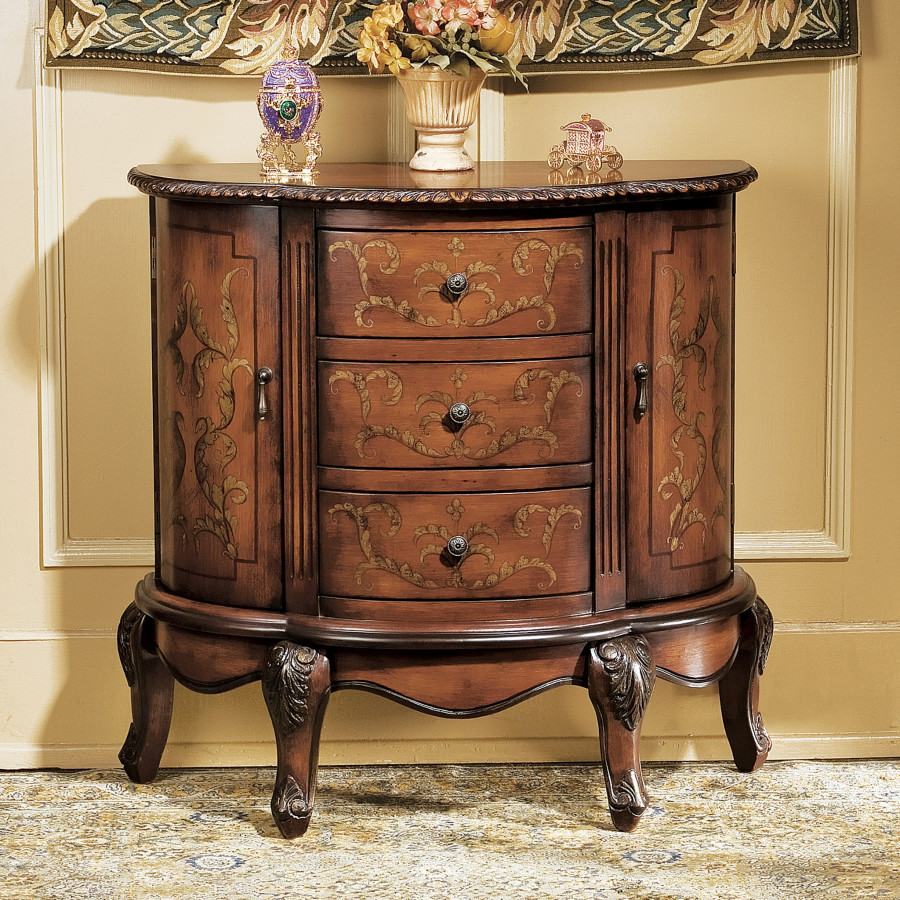 Toscano - Villa Lucchesi Serpentine Console in Mdf