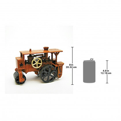 Toscano - Steam Roller Replica Farm Tractor Statue