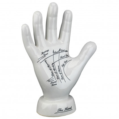 Toscano - Porcelain Palmistry Hand