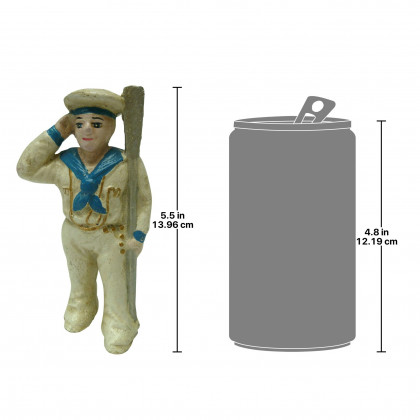 Toscano - Saluting Sailor Still Action Coin Bank