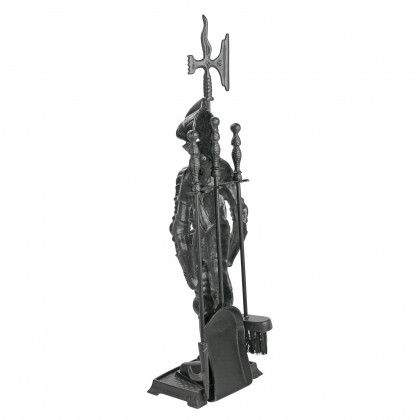 Toscano - The Black Knight Fireplace Tool Ensemble