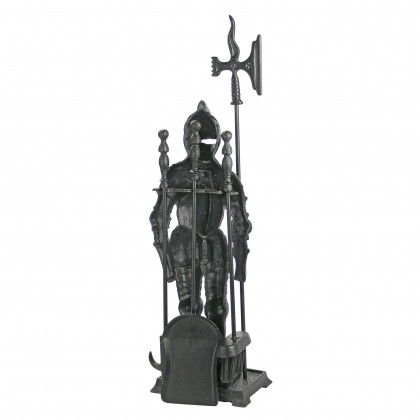 Toscano - The Black Knight Fireplace Tool Ensemble