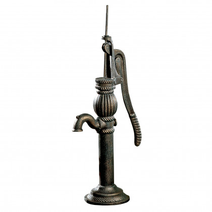 Toscano - Authentic Cottage Water Pump Statue in Iron