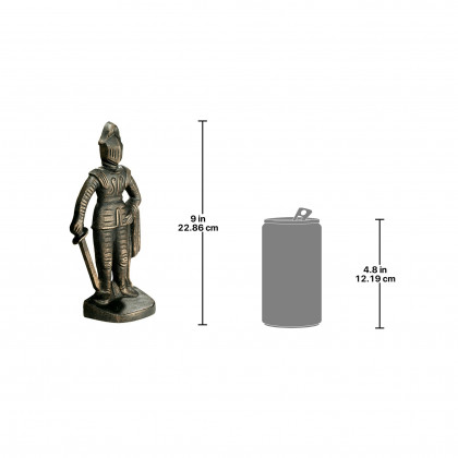 Toscano - Medieval Knight Bookend Pair in Cast Iron