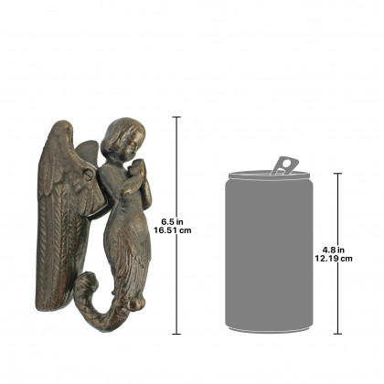 Toscano - Balinese Winged Mermaid Door Knocker