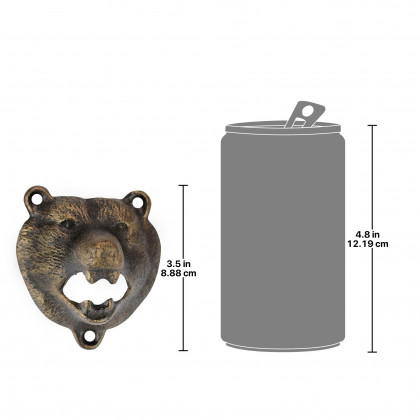 Toscano - Grizzly Bear of the Woods Bottle Opener