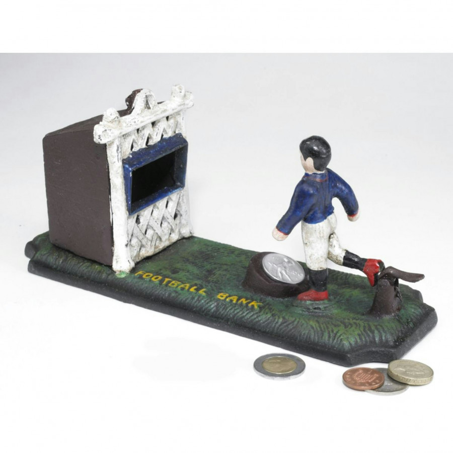 Toscano - Old-Fashioned Footballer Authentic Mechanical Coin Bank