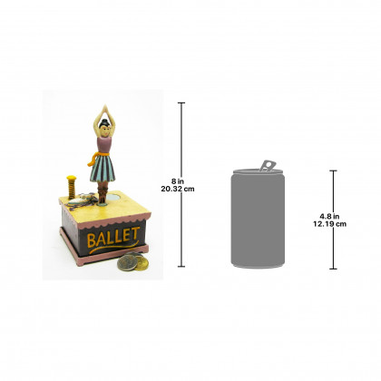 Toscano - Ballet Dancer Collectors Die Mechanical Coin Bank