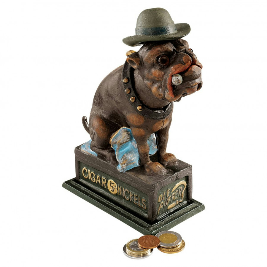 Toscano - Spike the English Bulldog Authentic Coin Bank