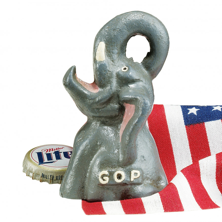 Toscano - GOP Republican Party Elephant Bottle Opener