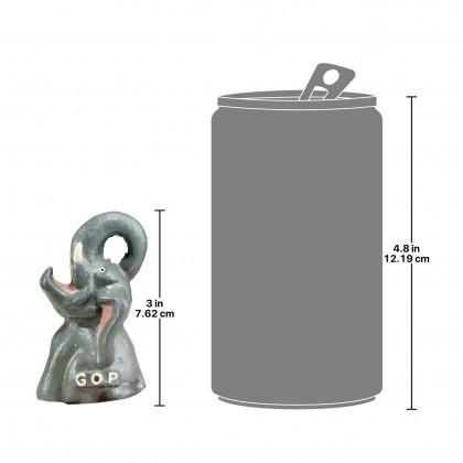 Toscano - GOP Republican Party Elephant Bottle Opener