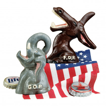 Toscano - FDR Democratic Party Donkey Bottle Opener