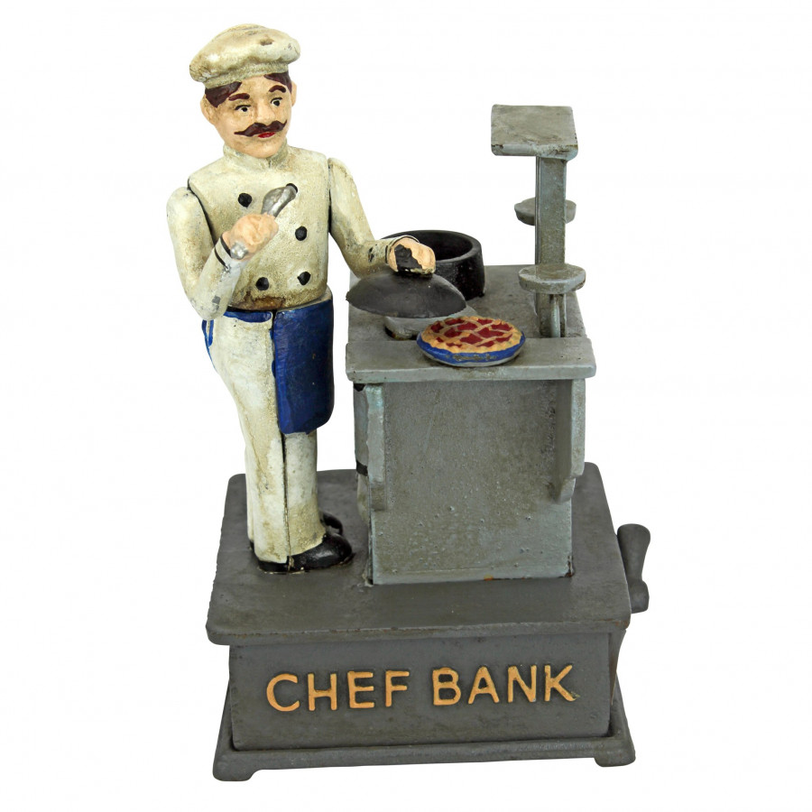 Toscano - Chef Mechanical Coin Bank