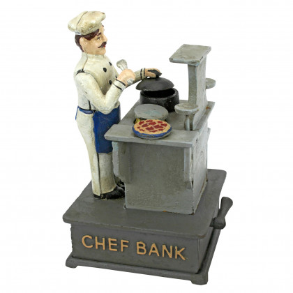 Toscano - Chef Mechanical Coin Bank