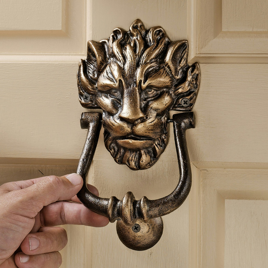 Toscano - 10 Downing Street Lion Authentic Door Knocker