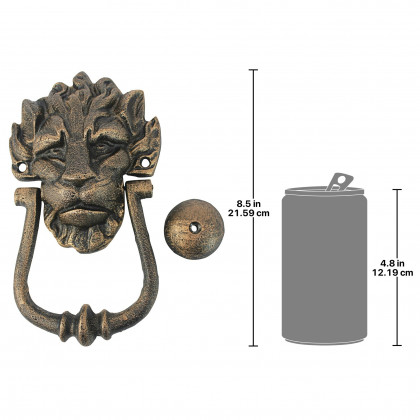 Toscano 10 Downing Street Lion Authentic Door Knocker - Iron