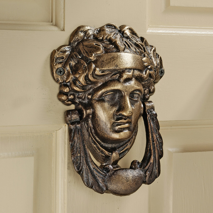 Toscano - Athena Goddess of Arts and Literature Door Knocker