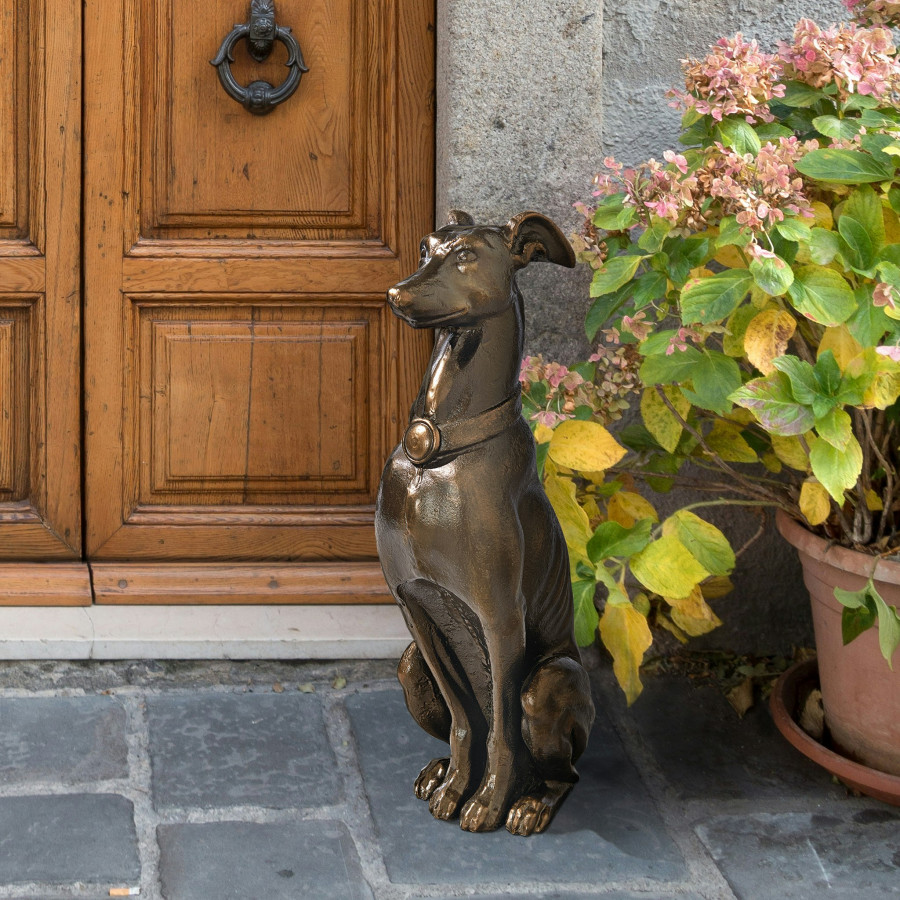Toscano - Greyhound Sentinel Dog Statue
