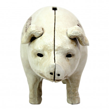 Toscano - Quaker City Hams Pig Still Action Coin Bank