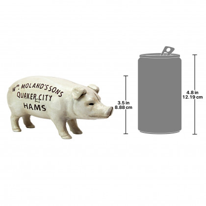 Toscano - Quaker City Hams Pig Still Action Coin Bank