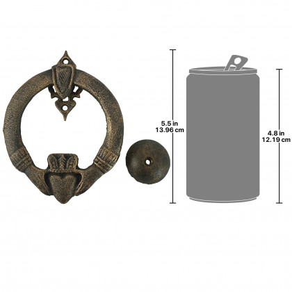 Toscano - Claddagh Authentic Door Knocker