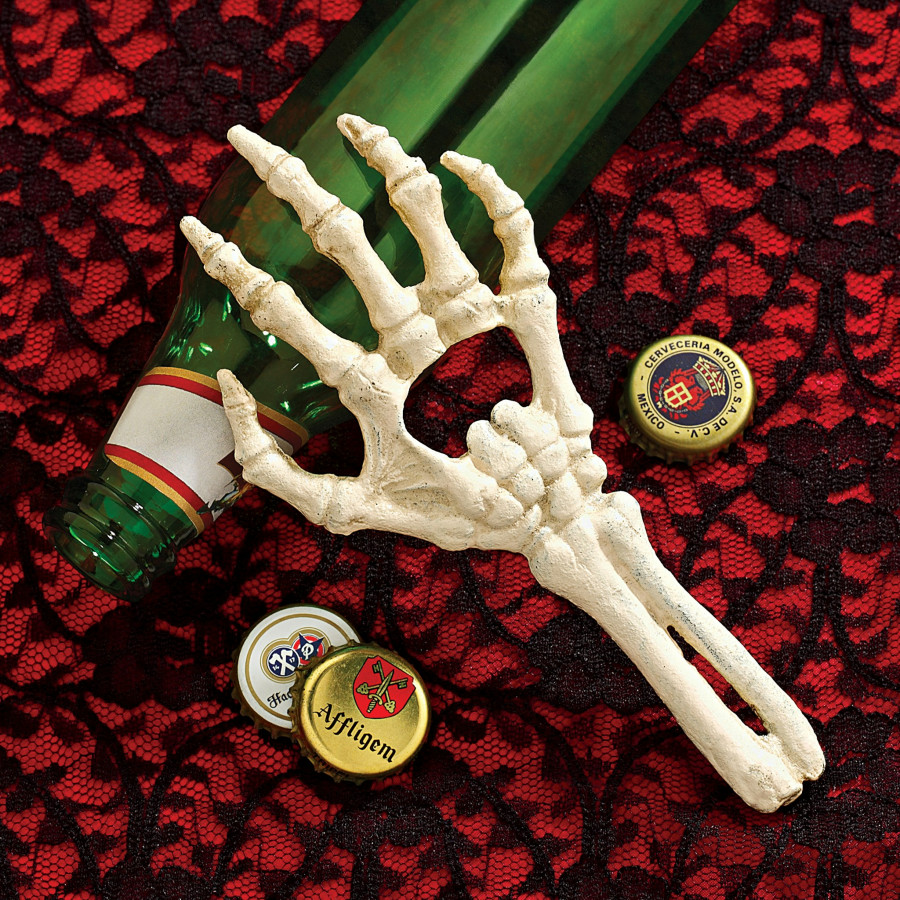 Toscano - The Skeleton Hand of Destiny Bottle Opener