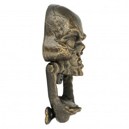 Toscano - Knock-Jaw Skull Medium Door Knocker