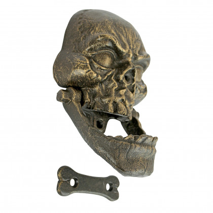 Toscano - Knock-Jaw Skull Medium Door Knocker
