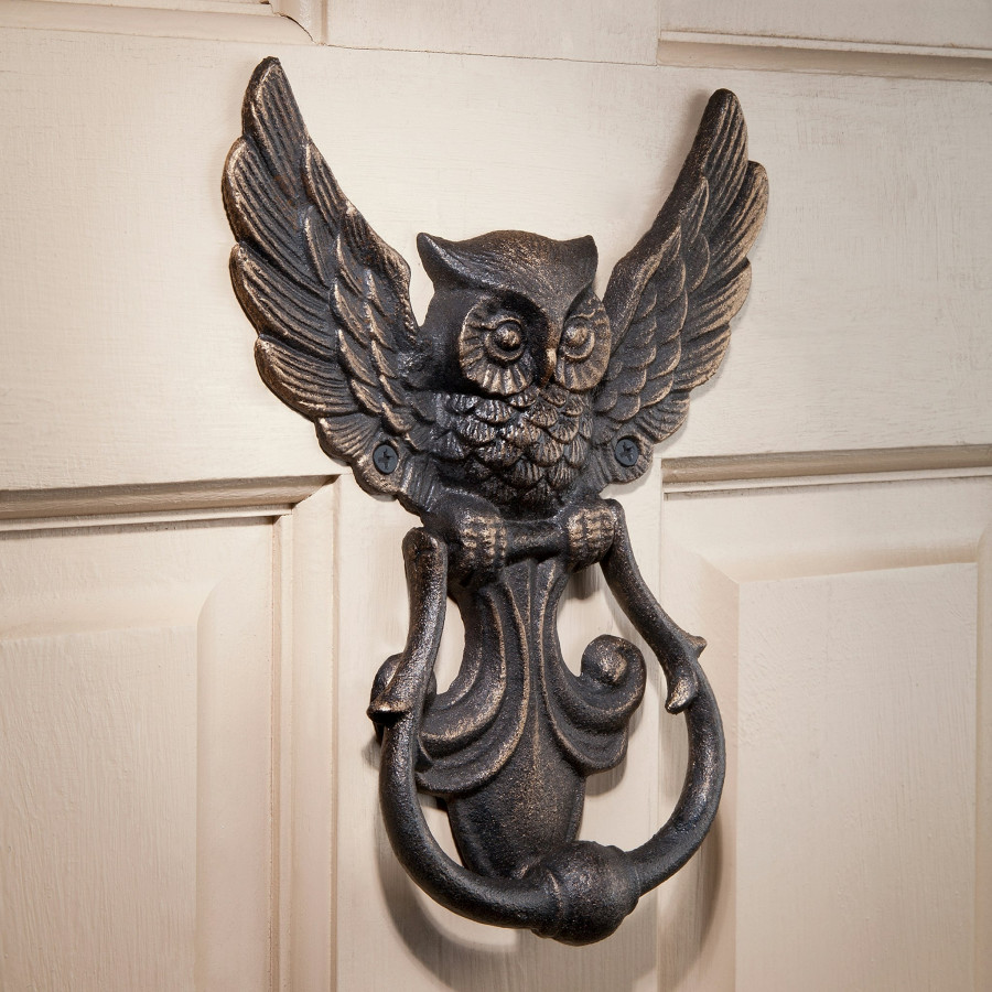 Toscano - Mystical Spirit Owl Authentic Door Knocker