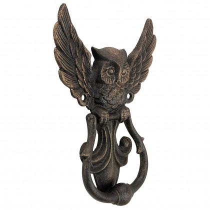 Toscano - Mystical Spirit Owl Authentic Door Knocker