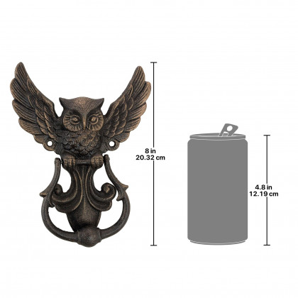 Toscano - Mystical Spirit Owl Authentic Door Knocker