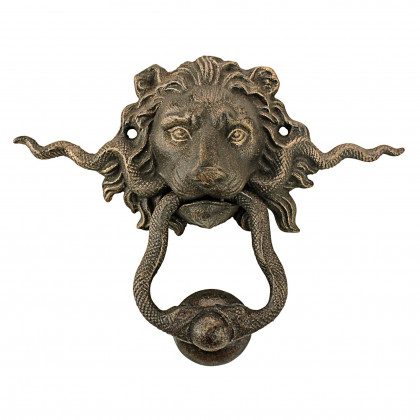 Toscano - Lion and the Snake French Royalty Decorative Door Knocker