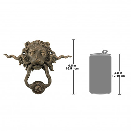 Toscano - Lion and the Snake French Royalty Decorative Door Knocker