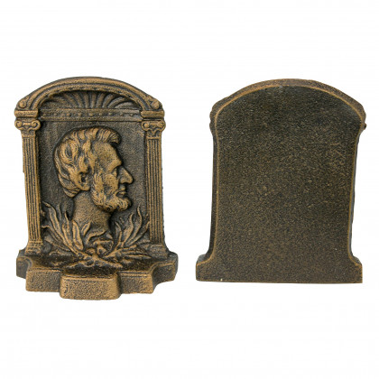 Toscano - Abraham Lincoln Sculptural Bookend Pair in Cast Iron