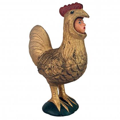 Toscano - Canterbury Tales Chanticleer Rooster Mechanical Coin Bank