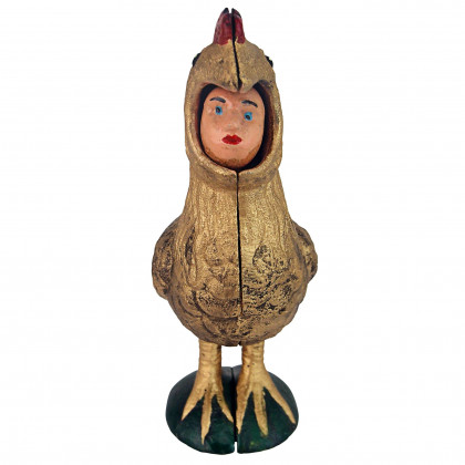 Toscano - Canterbury Tales Chanticleer Rooster Mechanical Coin Bank