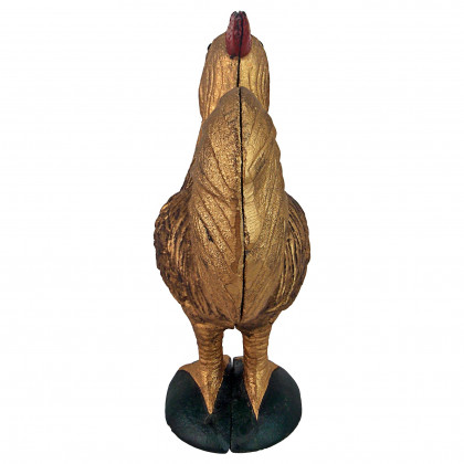 Toscano - Canterbury Tales Chanticleer Rooster Mechanical Coin Bank