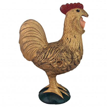 Toscano - Canterbury Tales Chanticleer Rooster Mechanical Coin Bank