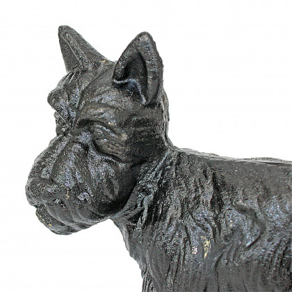 Toscano - Naughty Peeing Scotty Dog Die Doorstop in Cast Iron