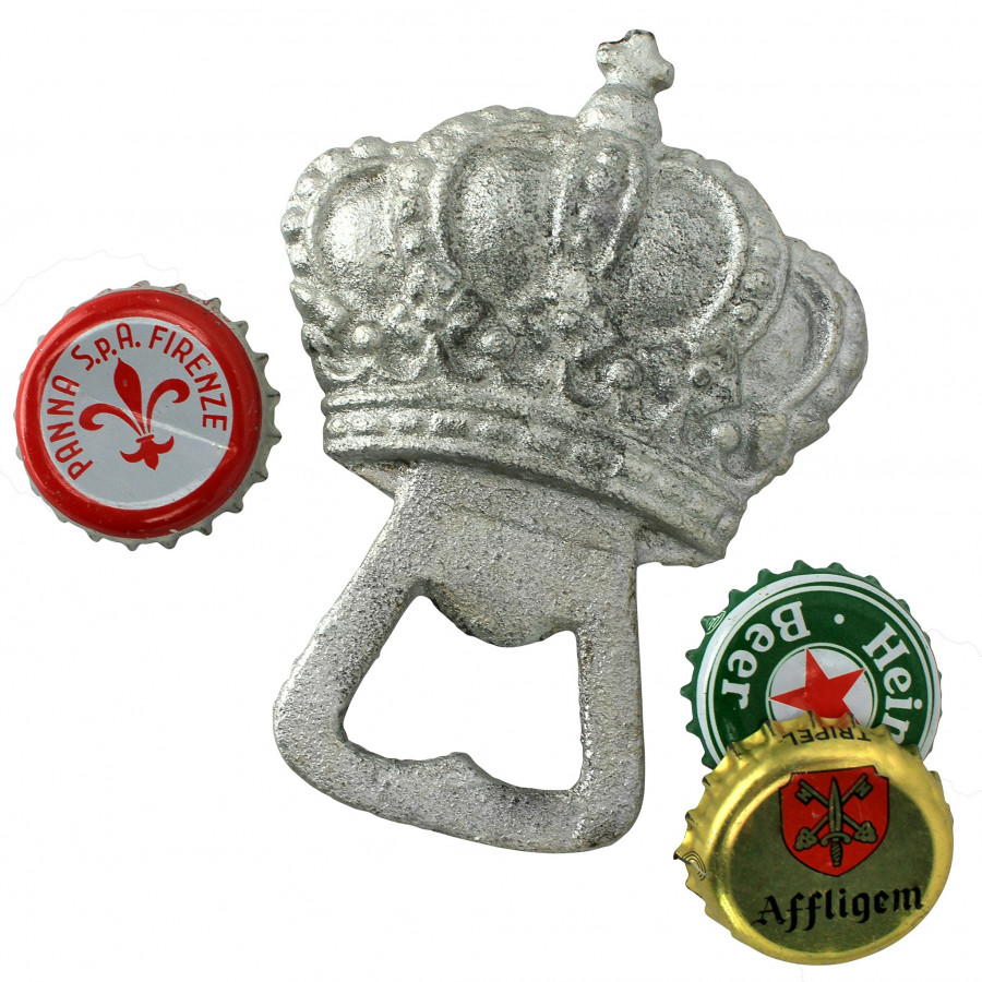 Toscano - The King Silver Crown Bottle Opener