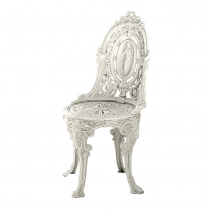 Toscano - Regent Park Victorian Garden Chair in Ancient Ivory, Iron