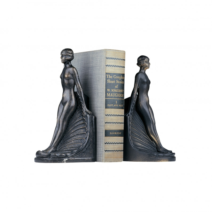 Toscano - Elyse Bookend Pair in Cast Iron