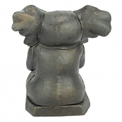 Toscano - Educated Elephant Bookend in Cast Iron