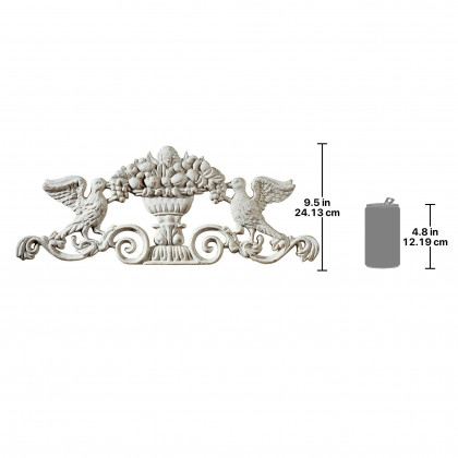 Toscano - Ornamental Architectural Pediment Urn