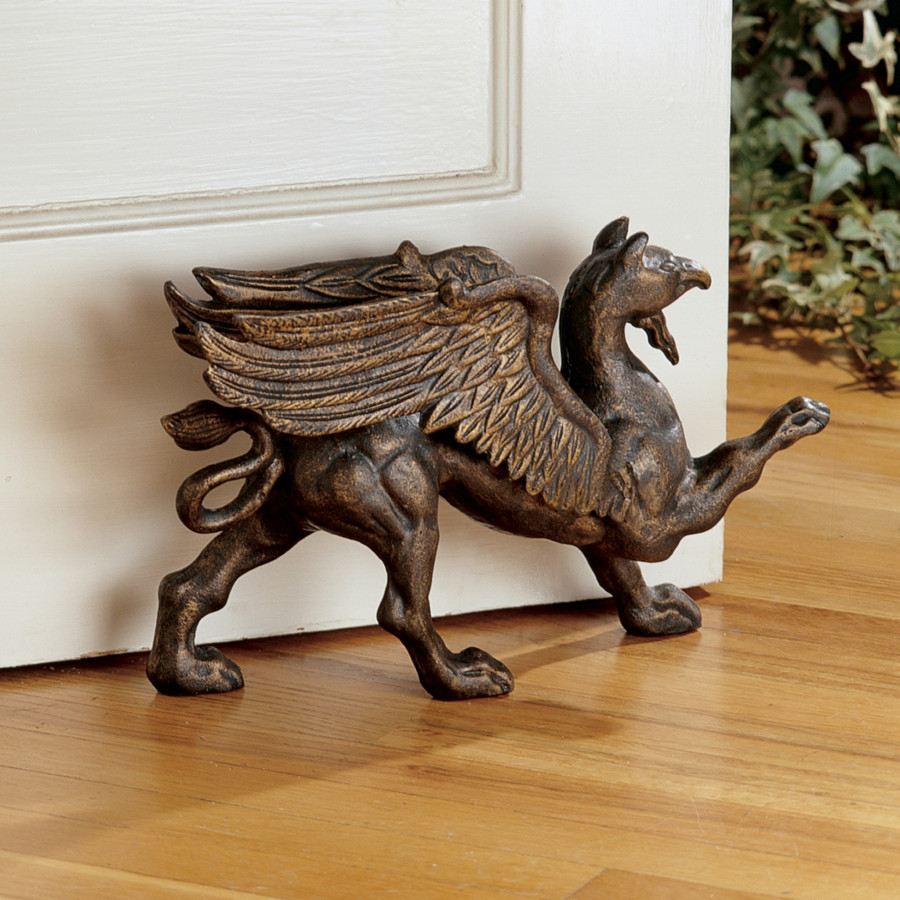 Toscano - The Growling Griffin Authentic Doorstop in Cast Iron