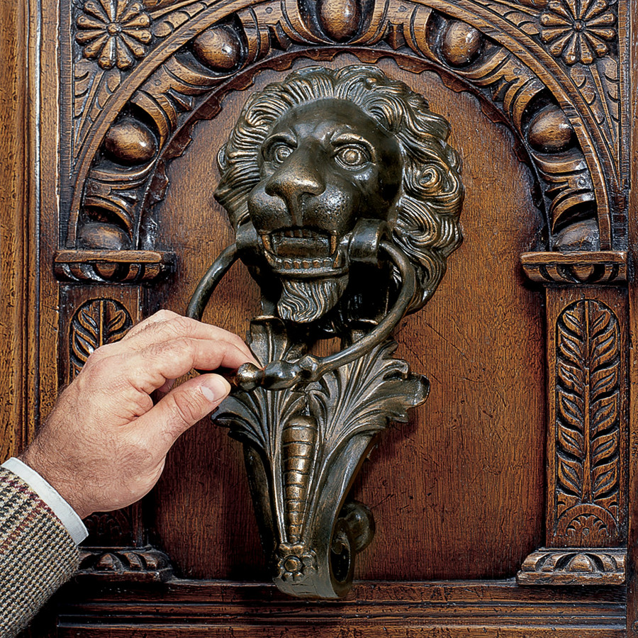 Toscano - Grande Florentine Lion Authentic Door Knocker