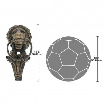 Toscano - Grande Florentine Lion Authentic Door Knocker