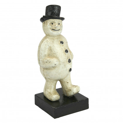 Toscano - Top Hat Snowman Still Action Coin Bank
