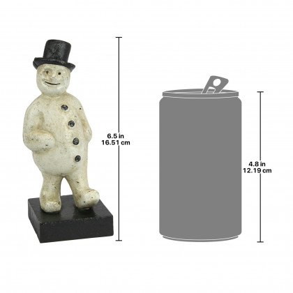 Toscano - Top Hat Snowman Still Action Coin Bank