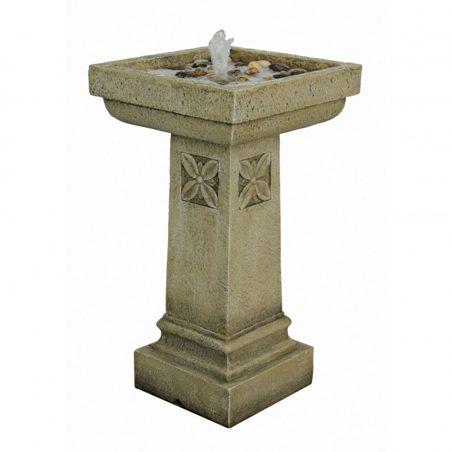 Toscano - White Chapel Manor Pedestal Garden Fountain
